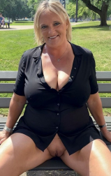 Diane Tanner a Hot Slutty Teacher Exposed in a Public Park 4