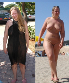 dressed undressed public amateur - N