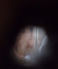 Caught my big tit flat mate masturbating - N