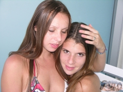 Two Hot Amateur Teens At The Beach - N
