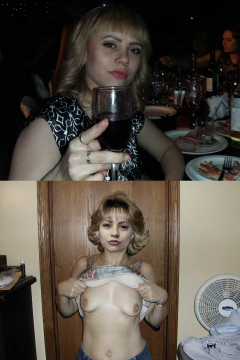 Russian girls in clothes and without. - N