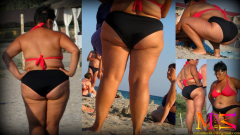 bbw beach candid - N