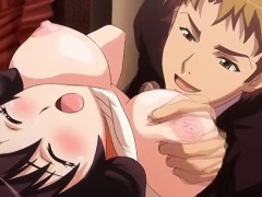 Horny drama anime video with uncensored big tits scenes