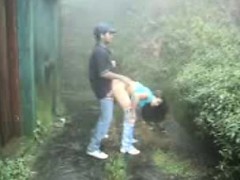 Sri Lankan couple outdoor sex