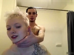 Fucking My Bitch Doggystyle In The Shower