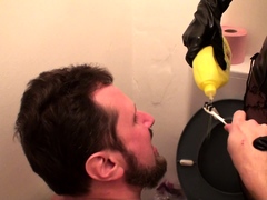 slave-joschi-must-clean-his-teeth-with-toilet-cleaner