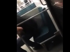 Asian twink get's BJ from older man in a subway