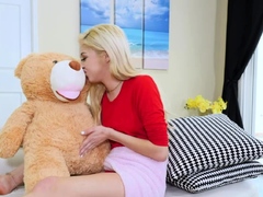 girlfriend-playing-naughty-with-teddy