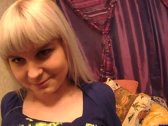 Enchanting teen blonde Kira explores carnal pleasures