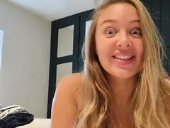 JOI babe talks nasty to poor lil dicks