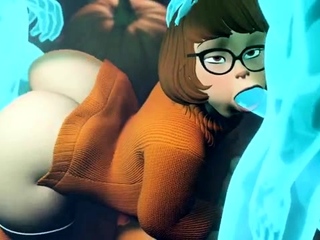 Velma on Halloween night